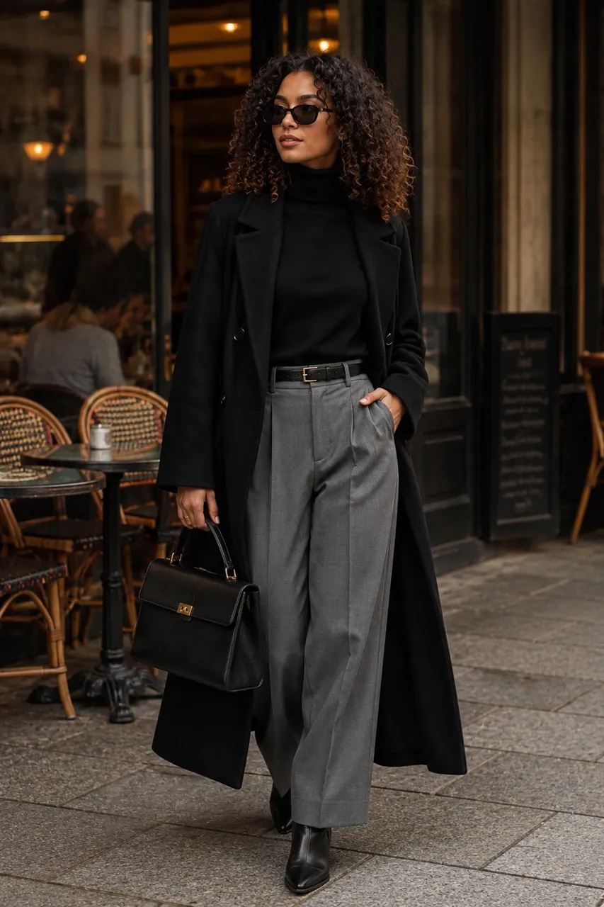 Estilo urbano en negro y gris