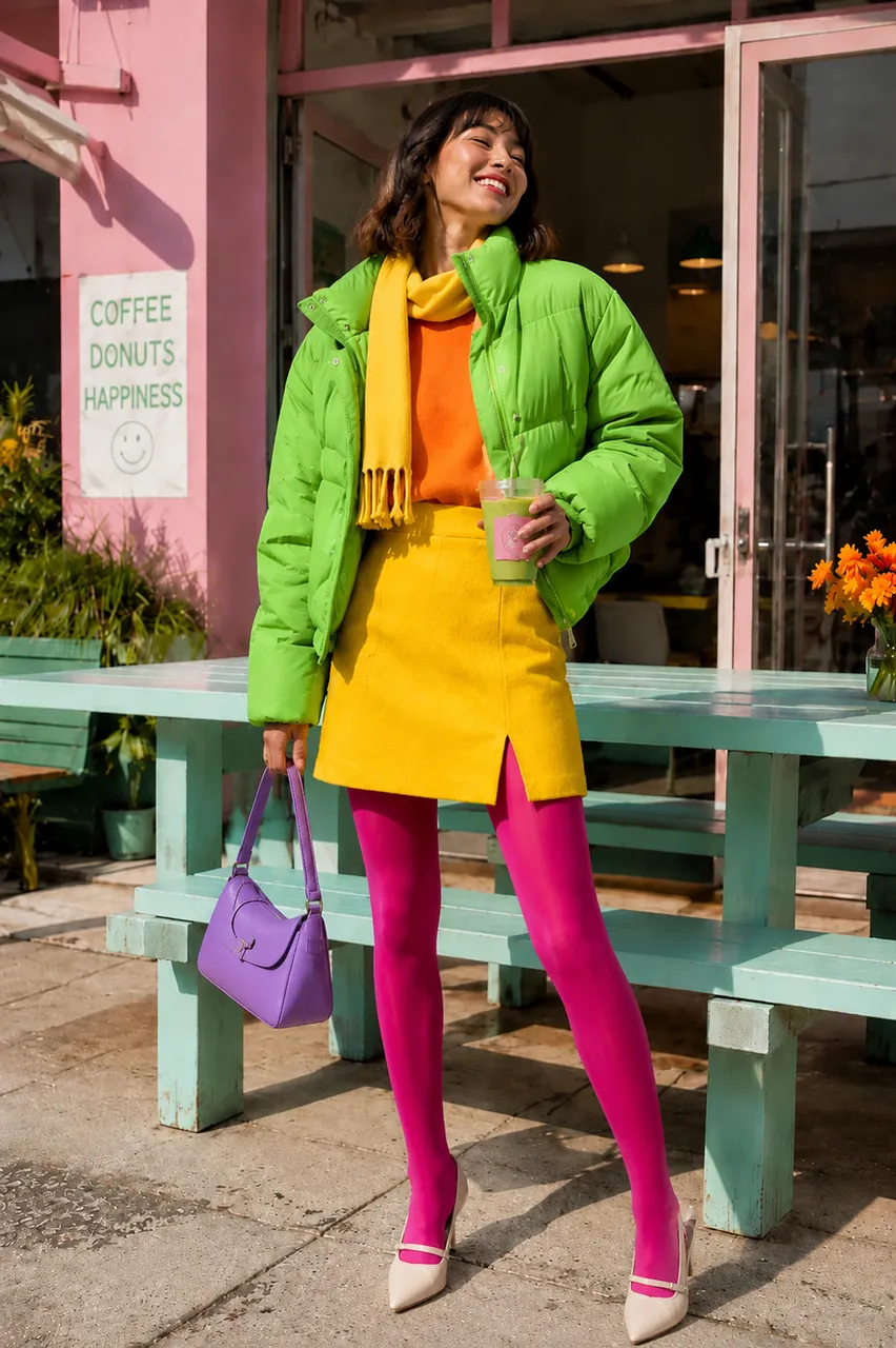 Colores vibrantes para un look alegre